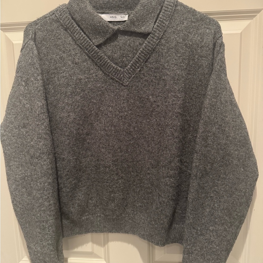 Gray Mango wool sweater